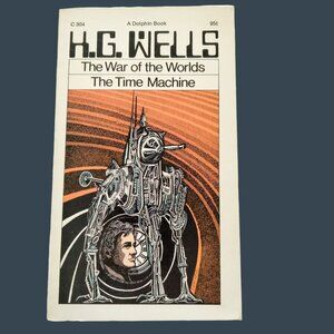 The War of the Worlds The Time Machine H G Wells Paperback Dolphin Books 1961